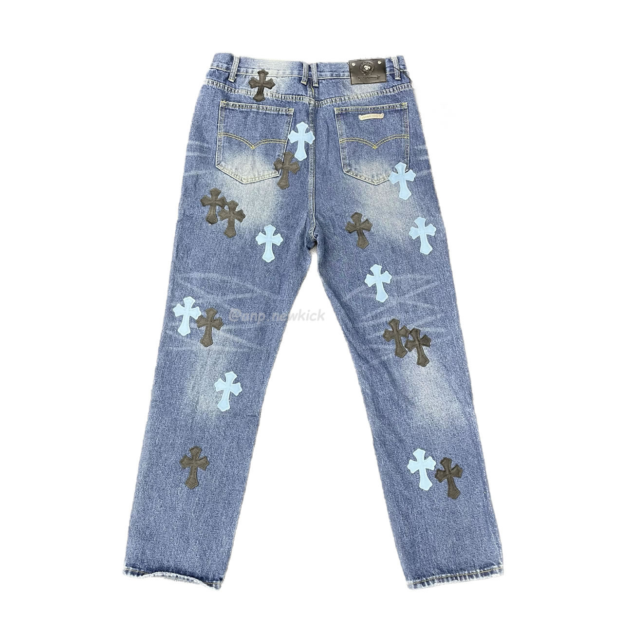 Chrome Hearts Blue Jeans Cross Patch (8) - newkick.cc